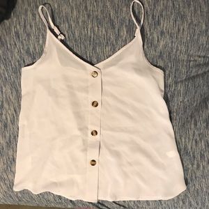 White spaghetti strap blouse